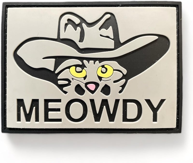 Jestik PVC Patch, Funny Patches, Humorous Tactical Morale Patch with Hook and Loop Fastener, Cute Patches for Backpacks, Military Uniforms, Jeans, Jackets, Vests, Hats & More - Meowdy - Image 1